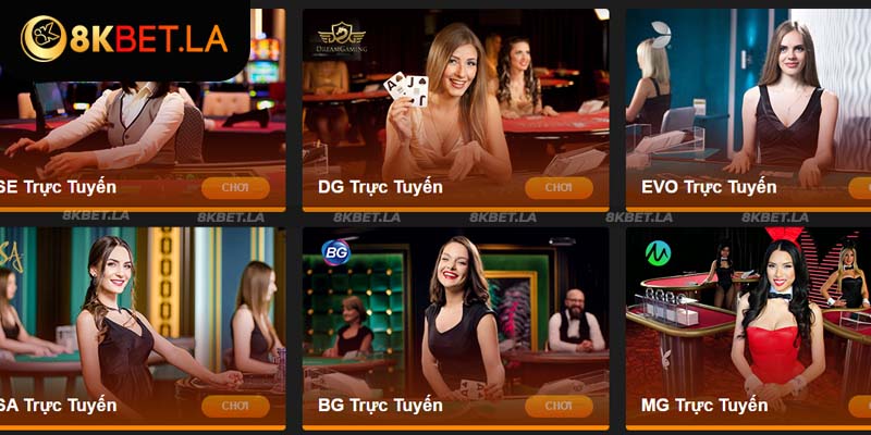 Thể loại game casino hấp dẫn