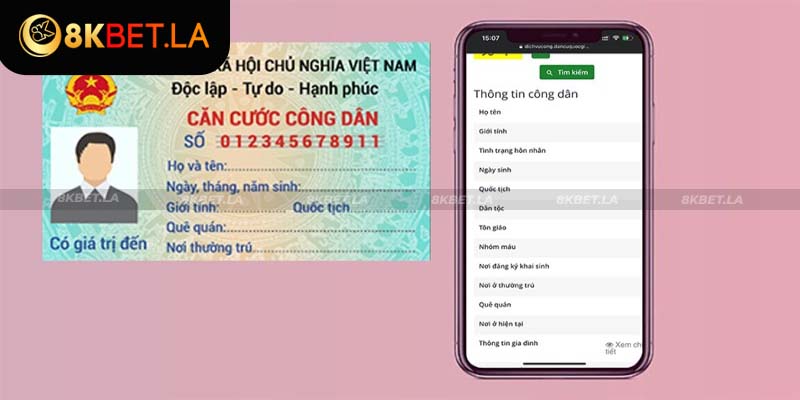 Nhập thông tin cá nhân chính xác để rút tiền 8KBet thành công